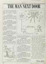 Better Homes & Gardens May 1986 Magazine Article: THE MAN NEXT DOOR