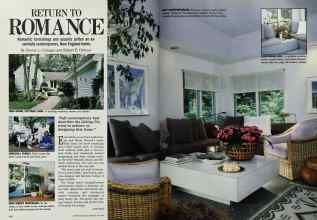 Better Homes & Gardens May 1986 Magazine Article: RETURN TO ROMANCE