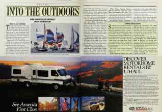 Better Homes & Gardens May 1986 Magazine Article: INTO THE OUTDOORS