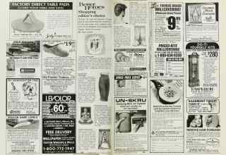 Better Homes & Gardens May 1986 Magazine Article: Shopping editor's choice