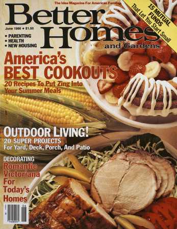 Better Homes & Gardens June 1986 Magazine Cover