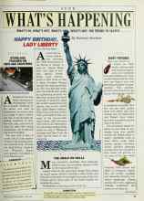 Better Homes & Gardens June 1986 Magazine Article: HAPPY BIRTHDAY, LADY LIBERTY