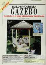 Better Homes & Gardens June 1986 Magazine Article: BUILD-IT-YOURSELF GAZEBO