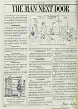 Better Homes & Gardens June 1986 Magazine Article: THE MAN NEXT DOOR