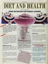 Better Homes & Gardens July 1986 Magazine Article: DIET AND HEALTH