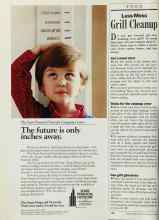 Better Homes & Gardens July 1986 Magazine Article: Less-Mess Grill Cleanup