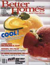 Better Homes & Gardens July 1986 Magazine Cover