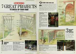 Better Homes & Gardens July 1986 Magazine Article: 7 GREAT PROJECTS