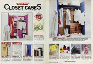 Better Homes & Gardens July 1986 Magazine Article: CLOSET CASES