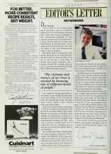 Better Homes & Gardens August 1986 Magazine Article: EDITOR'S LETTER