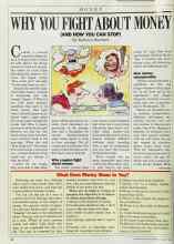 Better Homes & Gardens August 1986 Magazine Article: WHY YOU FIGHT ABOUT MONEY