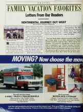Better Homes & Gardens August 1986 Magazine Article: SENTIMENTAL JOURNEY OUT WEST