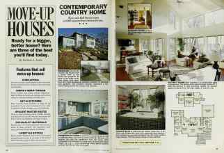 Better Homes & Gardens August 1986 Magazine Article: MOVE-UP HOUSES