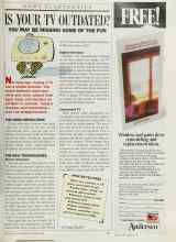 Better Homes & Gardens September 1986 Magazine Article: IS YOUR TV OUTDATED?