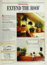 Better Homes & Gardens September 1986 Magazine Article: BOLD BATH IDEAS EXTEND THE ROOF