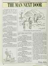 Better Homes & Gardens September 1986 Magazine Article: THE MAN NEXT DOOR