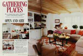 Better Homes & Gardens September 1986 Magazine Article: GATHERING PLACES