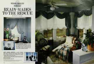 Better Homes & Gardens September 1986 Magazine Article: READY-MADES TO THE RESCUE
