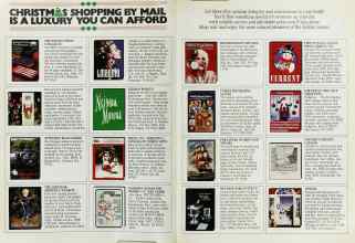 Better Homes & Gardens September 1986 Magazine Article: CHRISTMAS SHOPPING BY MAIL IS A LUXURY YOU CAN AFFORD
