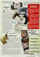 Better Homes & Gardens October 1986 Magazine Article: THE ULTIMATE PET