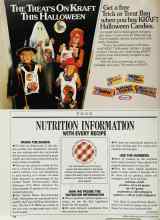 Better Homes & Gardens October 1986 Magazine Article: NUTRITION INFORMATION WITH EVERY RECIPE