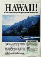 Better Homes & Gardens October 1986 Magazine Article: HAWAII!