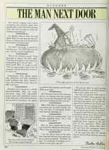 Better Homes & Gardens October 1986 Magazine Article: THE MAN NEXT DOOR