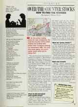 Better Homes & Gardens November 1986 Magazine Article: OVER-THE-COUNTER STOCKS