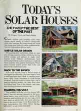 Better Homes & Gardens November 1986 Magazine Article: THEY KEEP THE BEST OF THE PAST