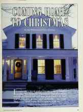 Better Homes & Gardens December 1986 Magazine Article: HOMETOWN CELEBRATION