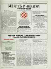 Better Homes & Gardens December 1986 Magazine Article: NUTRITION INFORMATION WITH EVERY RECIPE