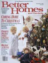 Better Homes & Gardens December 1986 Magazine Cover