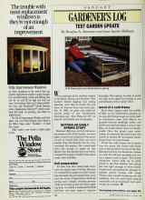 Better Homes & Gardens January 1987 Magazine Article: GARDENER'S LOG
