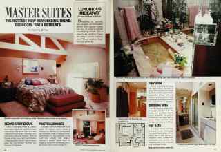 Better Homes & Gardens January 1987 Magazine Article: MASTER SUITES