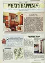 Better Homes & Gardens February 1987 Magazine Article: BIG IS BEAUTIFUL
