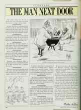 Better Homes & Gardens February 1987 Magazine Article: THE MAN NEXT DOOR