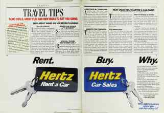 Better Homes & Gardens March 1987 Magazine Article: TRAVEL TIPS