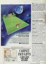 Better Homes & Gardens April 1987 Magazine Article: CABINET FACE-LIFTS