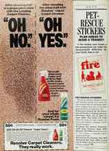 Better Homes & Gardens April 1987 Magazine Article: PET-RESCUE STICKERS
