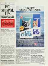 Better Homes & Gardens April 1987 Magazine Article: PET SURVIVAL TIPS