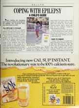 Better Homes & Gardens April 1987 Magazine Article: COPING WITH EPILEPSY A CHILD'S GUIDE