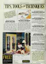 Better Homes & Gardens May 1987 Magazine Article: TIPS, TOOLS AND TECHNIQUES