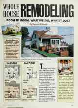 Better Homes & Gardens May 1987 Magazine Article: WHOLE HOUSE REMODELING