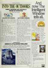 Better Homes & Gardens May 1987 Magazine Article: INTO THE OUTDOORS