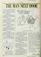 Better Homes & Gardens May 1987 Magazine Article: THE MAN NEXT DOOR