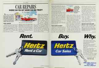 Better Homes & Gardens May 1987 Magazine Article: CAR REPAIRS
