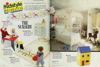Better Homes & Gardens May 1987 Magazine Article: Kidstyle DECORATING