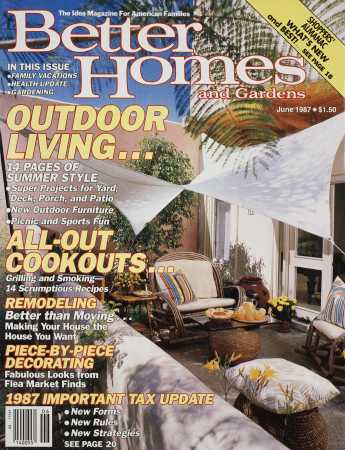 Better Homes & Gardens June 1987 Magazine Cover