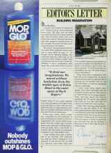 Better Homes & Gardens June 1987 Magazine Article: EDITOR'S LETTER