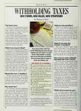 Better Homes & Gardens June 1987 Magazine Article: WITHHOLDING TAXES